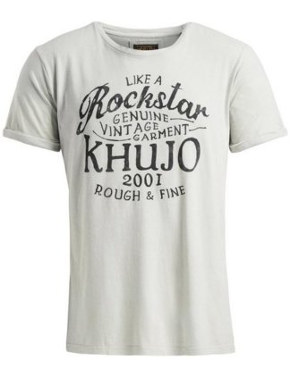 khujo T-Shirt "TAZZ" mit Logo-Print
