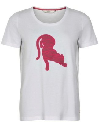 nümph T-Shirt mit toller Front-Stickerei