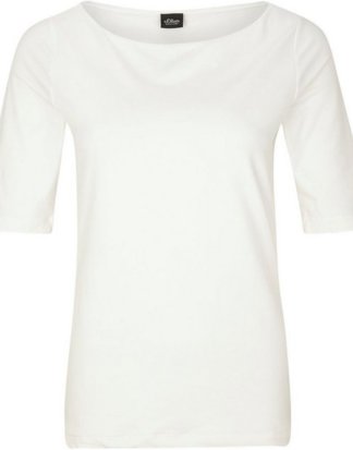 s.Oliver BLACK LABEL T-Shirt mit verlängertem T-Shirt-Ärmel