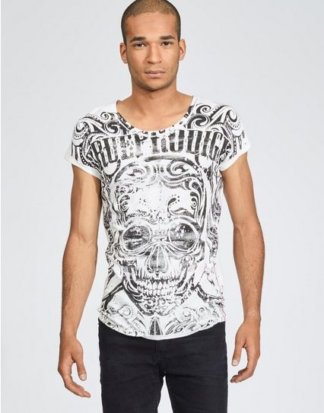 trueprodigy T-Shirt "Black skull" mit Front- und Rückenprint