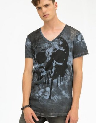 trueprodigy T-Shirt "Infamous" mit Skull-Print