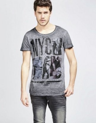 trueprodigy T-Shirt "NYC" im Used-Look mit Print