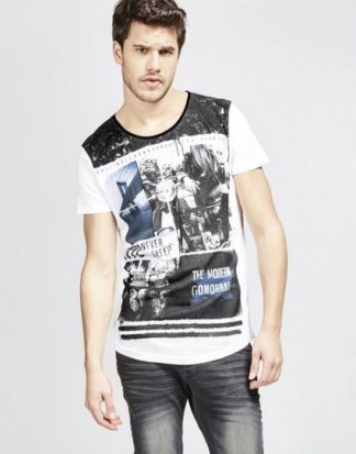 trueprodigy T-Shirt "NYC never sleeps" mit Motivprint