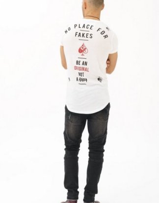trueprodigy T-Shirt "No Place for fakes" mit Statement-Print