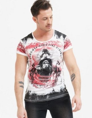 trueprodigy T-Shirt "Riding" mit markantem Frontprint