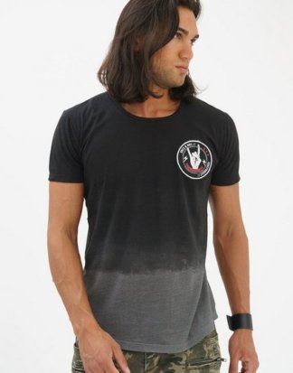 trueprodigy T-Shirt "Rock Thunderbolt" mit Motivdruck auf dem Rücken